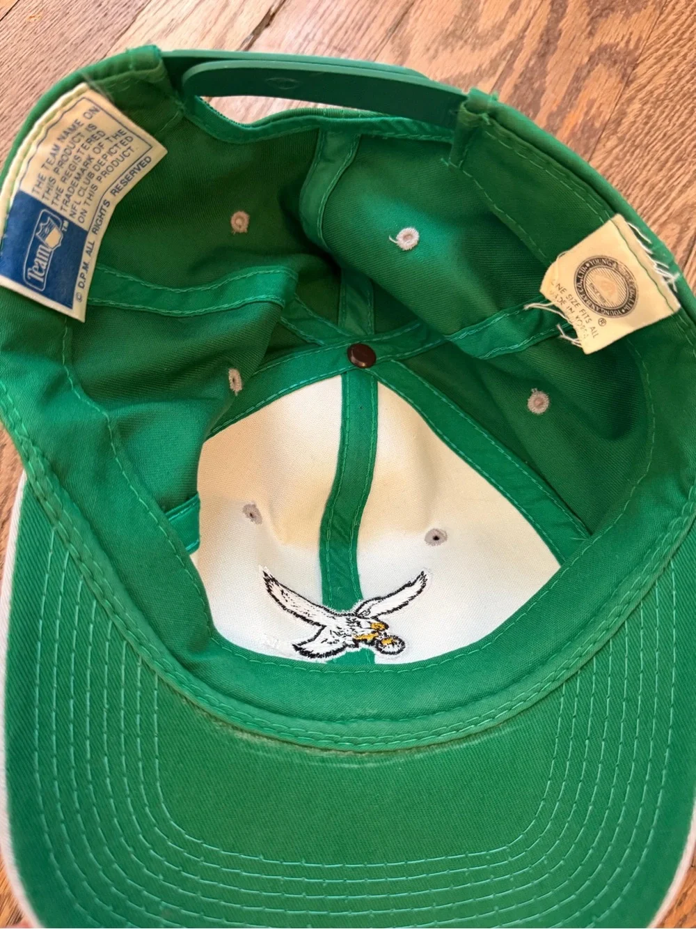 Vintage 90s Philadelphia Eagles YOUTH Snapback Cap Hat Team NFL